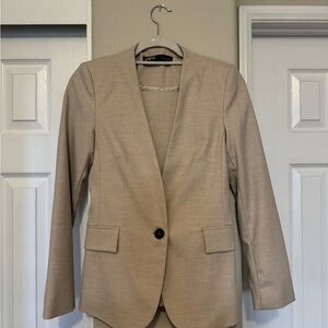 Women’s Zara Beige Textured Matching Suit